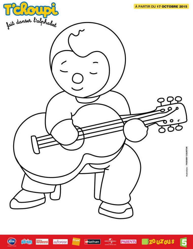 23 Dessins De Coloriage Tchoupi À Imprimer tout Coloriage De Tchoupi Et Doudou