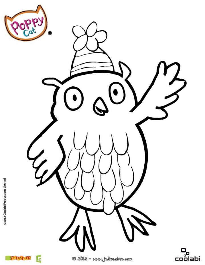 24 Dessins De Coloriage Hibou À Imprimer tout Dessin Hibou Facile