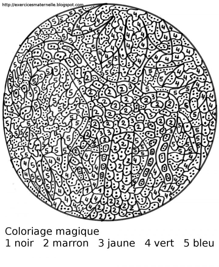 25 Dessins De Coloriage Magique Difficile À Imprimer avec Coloriage Magique Dur