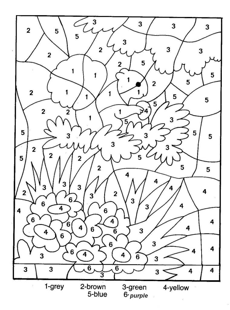 25 Dessins De Coloriage Magique Gs À Imprimer dedans Coloriage Codé Moyenne Section