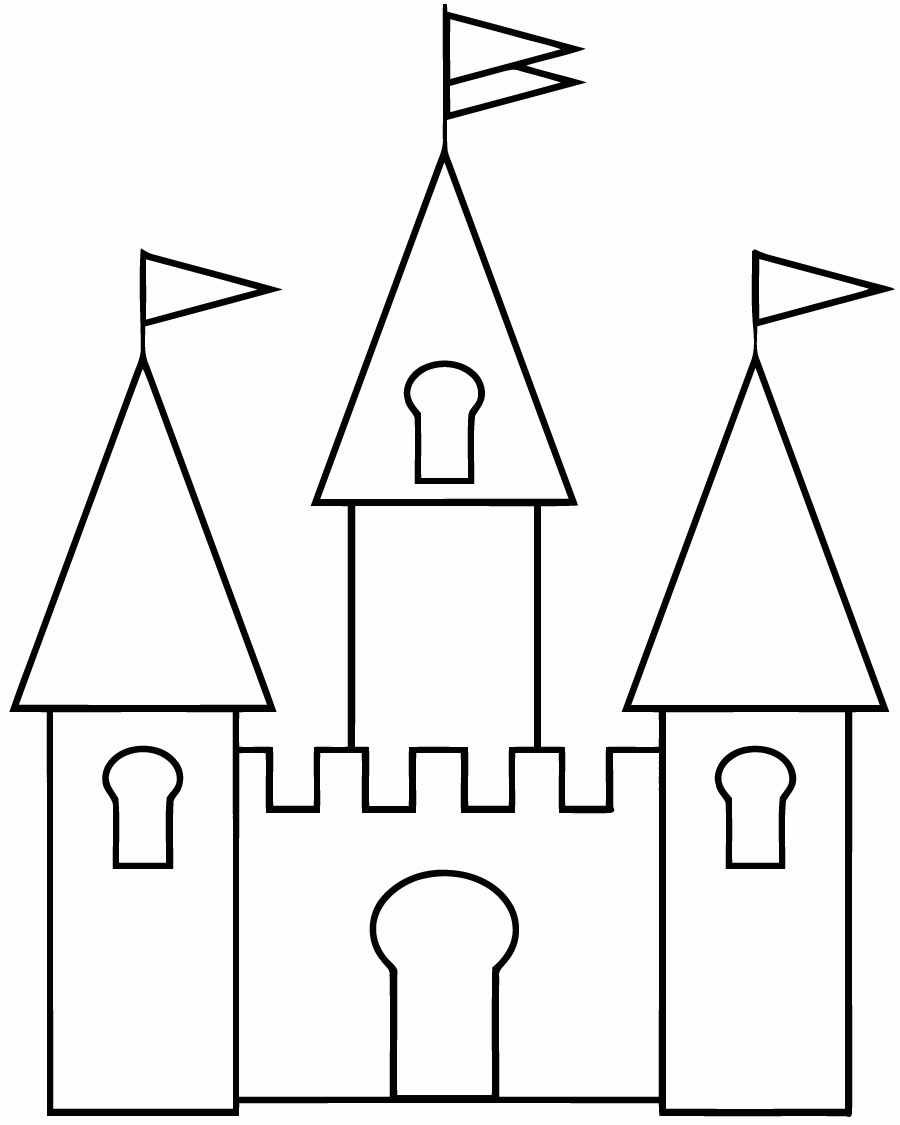 29 Dessins De Coloriage Chateau À Imprimer à Coloriage À Imprimer Chateau De Princesse 