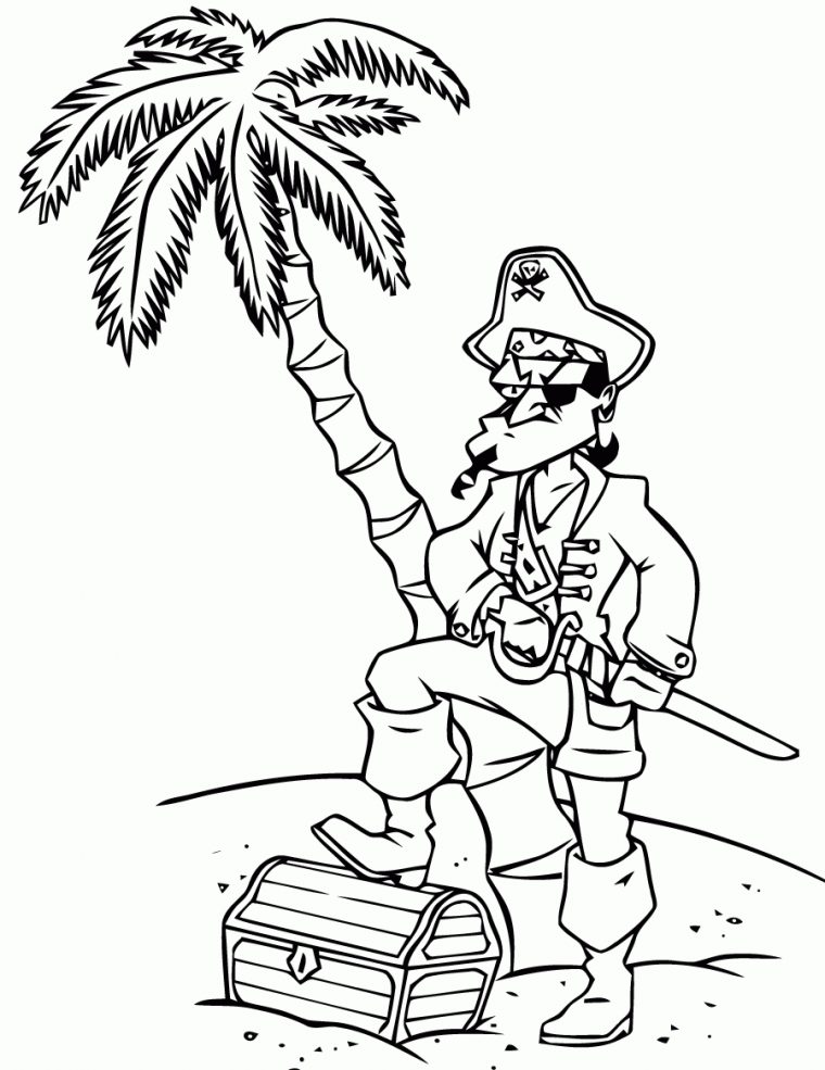 29 Dessins De Coloriage Pirate À Imprimer pour Dessin A Imprimer De Pirate