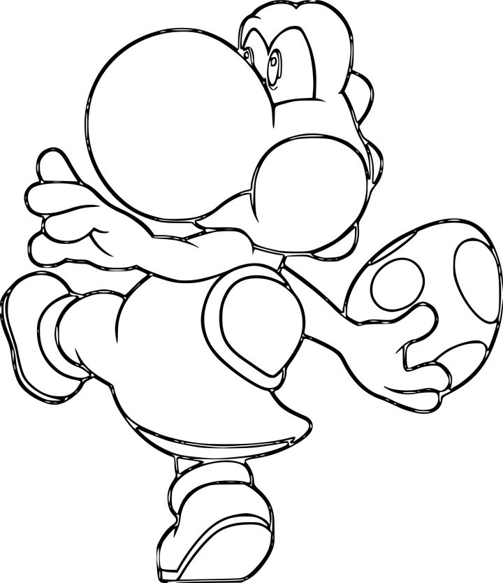 29 Dessins De Coloriage Yoshi À Imprimer avec Lapin Crétin À Colorier