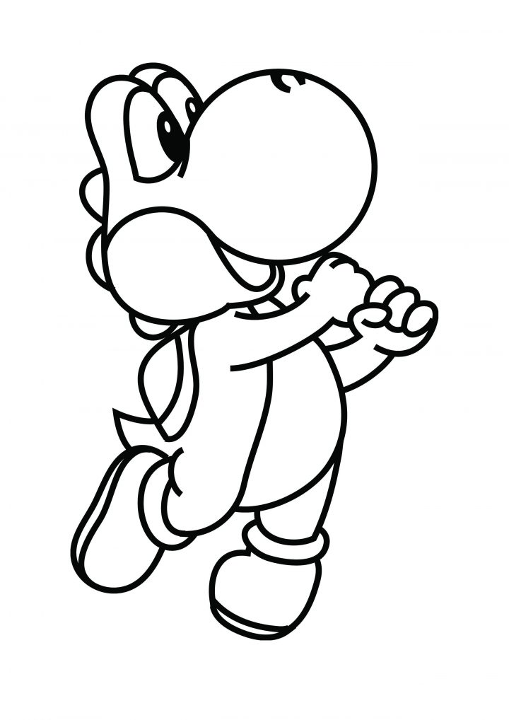 29 Dessins De Coloriage Yoshi À Imprimer encequiconcerne Lapin Crétin À Colorier