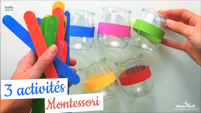 3 Activités Montessori- Familysphère dedans Activité Montessori 3 Ans