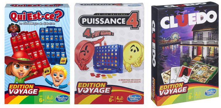 3 Jeux Edition Voyage : Cluedo, Puissance 4 Et Qui Est-Ce ? pour Jeux Du Puissance 4