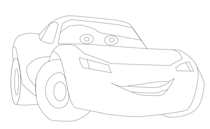 36 Dessins De Coloriage Flash Mcqueen À Imprimer encequiconcerne Coloriage De Flash Mcqueen