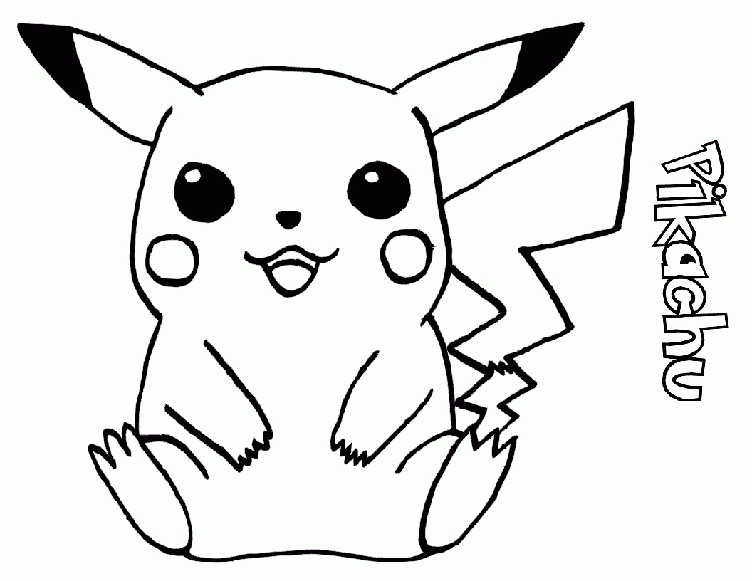 36 Dessins De Coloriage Pikachu À Imprimer pour Dessin De Pikachu Facile