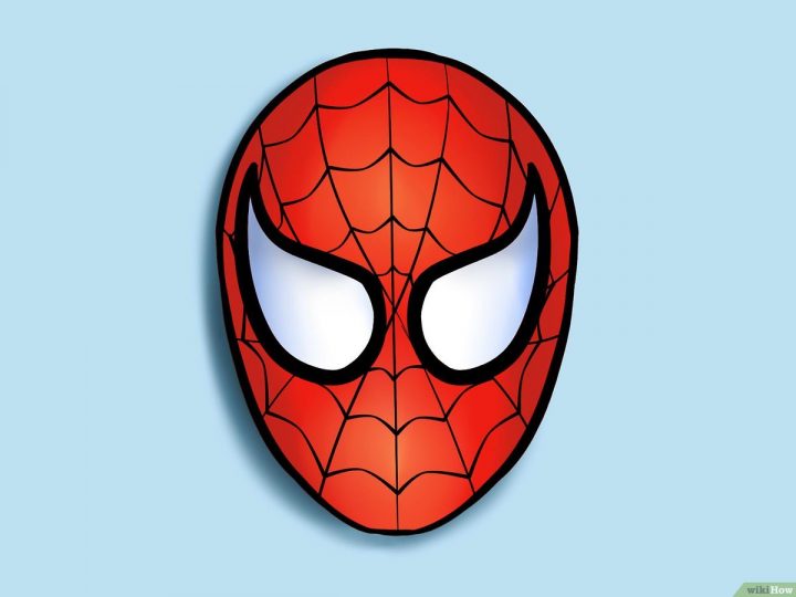 4 Manières De Dessiner Spider Man – Wikihow serapportantà Tete Spiderman A Imprimer