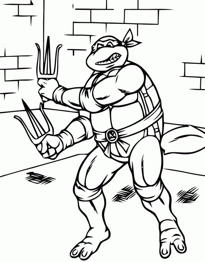 41 Dessins De Coloriage Tortues Ninja À Imprimer encequiconcerne Dessin De Tortue Ninja