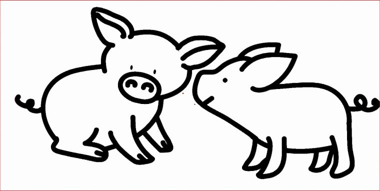 44 Populaire Les Trois Petits Cochons Coloriage encequiconcerne Dessin A Colorier Cochon