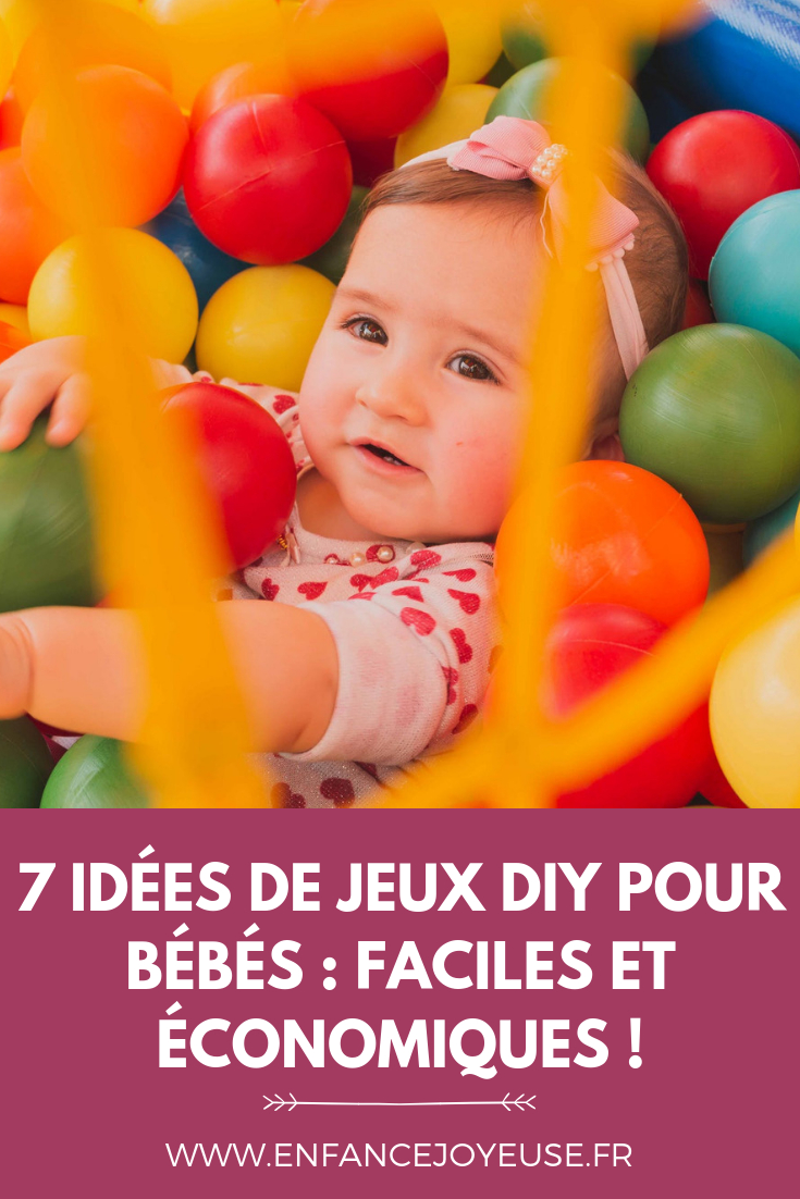 7 Jeux Diy Pour Bébés ! – Enfance Joyeuse à Jeux Gratuit Pour Bebe