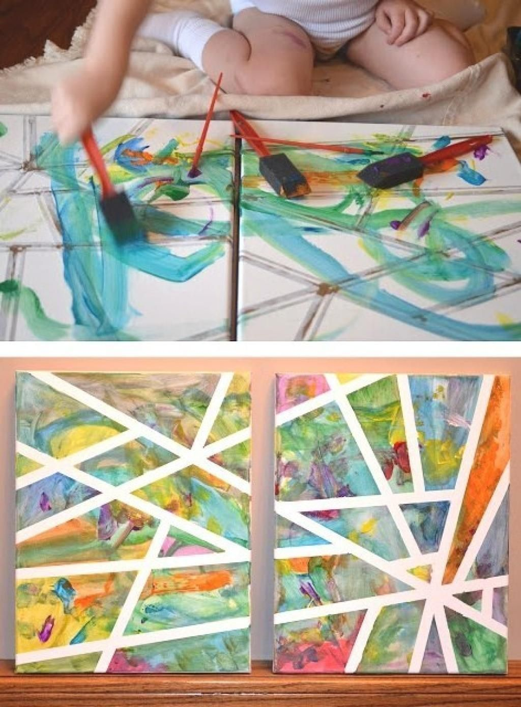 7 Magnifiques Activités De Peinture Et Collage À Faire Avec intérieur Activité Fille 6 Ans