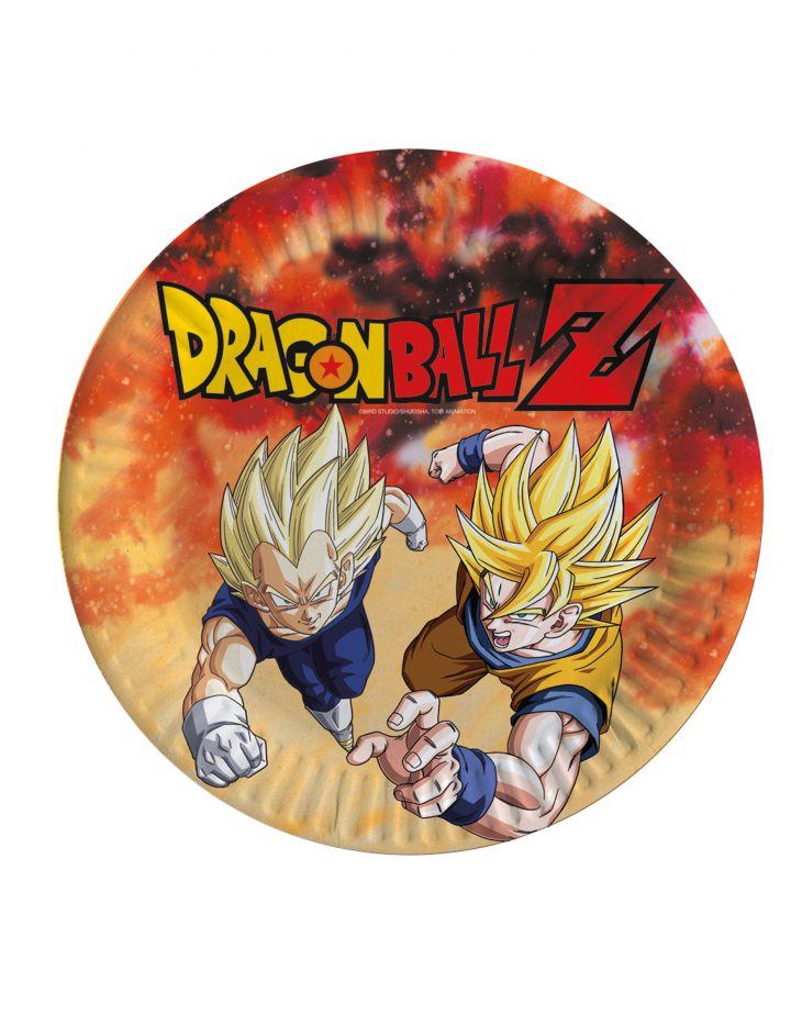 8 Assiettes En Carton Dragon Ball Z™ 23 Cm, Décoration Anniversaire Et  Fêtes À Thème Sur Vegaoo Party destiné Dessin Animé De Dragon Ball Z