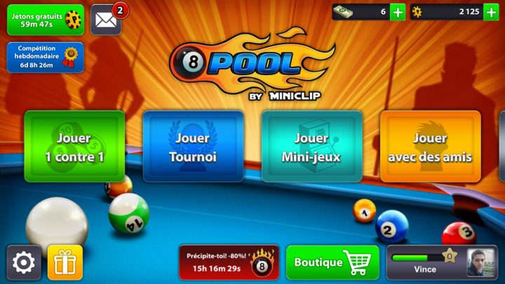 8 Ball Pool Un Jeu De Billard En Ligne Sur Ios | Nouvelles serapportantà Jeux Gratuit Billard