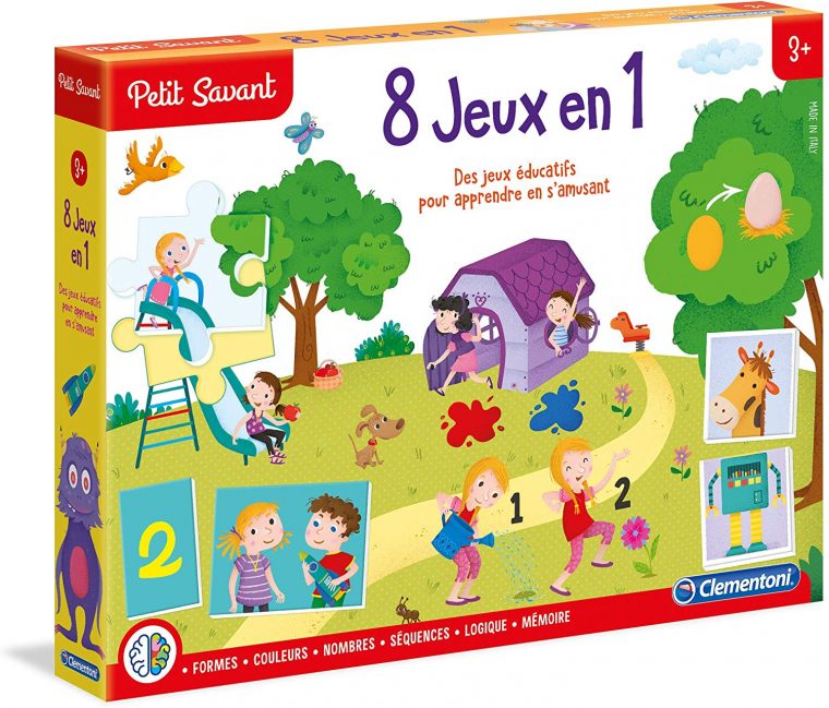 8 Jeux En 1 – Clementoni Petit Savant avec Jeu Educatif Maternelle