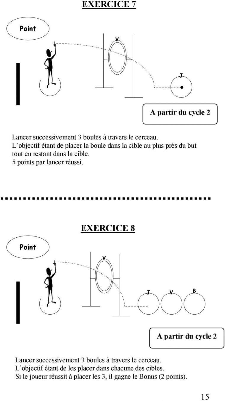 86 Exercices De Pétanque Pour Tous Niveaux – Pdf à Exercice Ludique