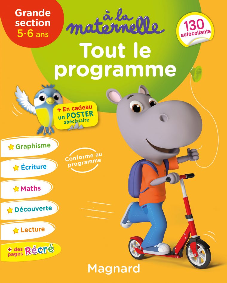 A La Maternelle, Tout Le Programme Gs | Editions Magnard tout Livre Graphisme Maternelle