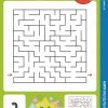 A Square Labyrinth With A Cartoon Character. Pretty Tomato à Labyrinthe A Imprimer