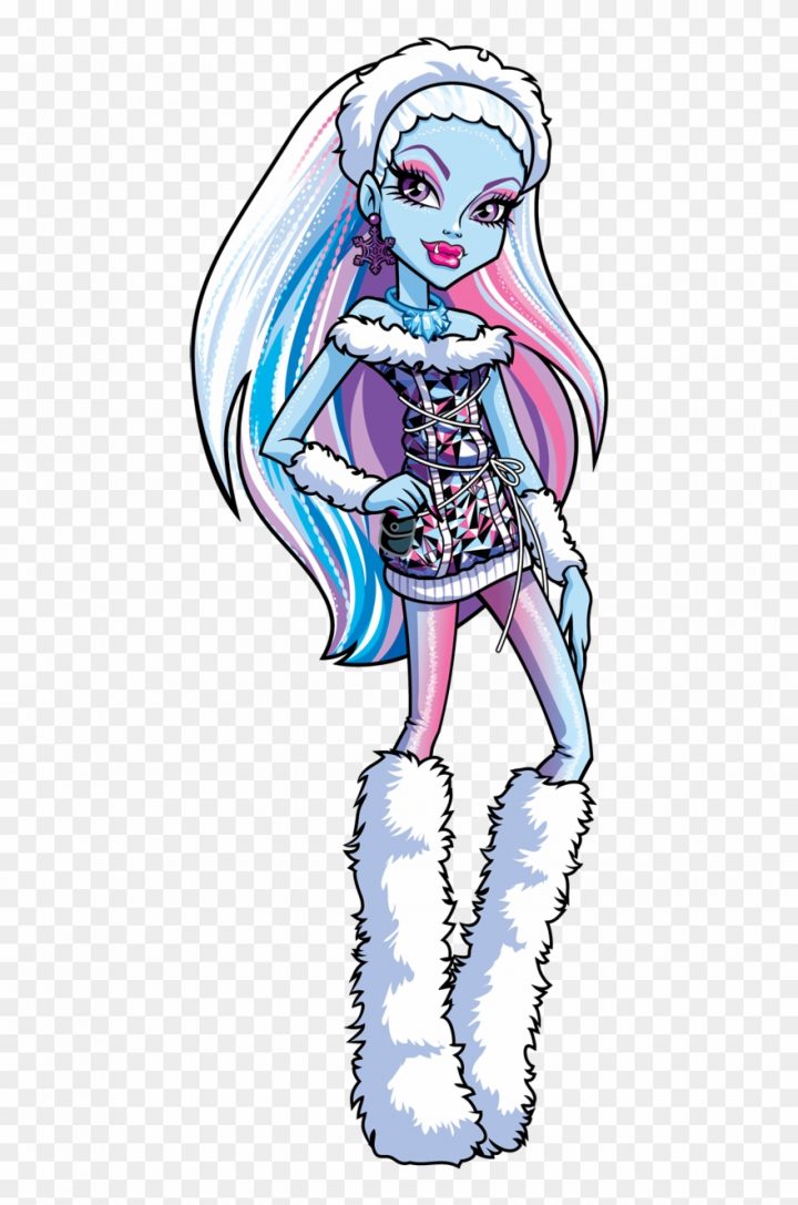 Abbey Bominable – Personajes De Monster High Clipart dedans Image Monster High A Imprimer