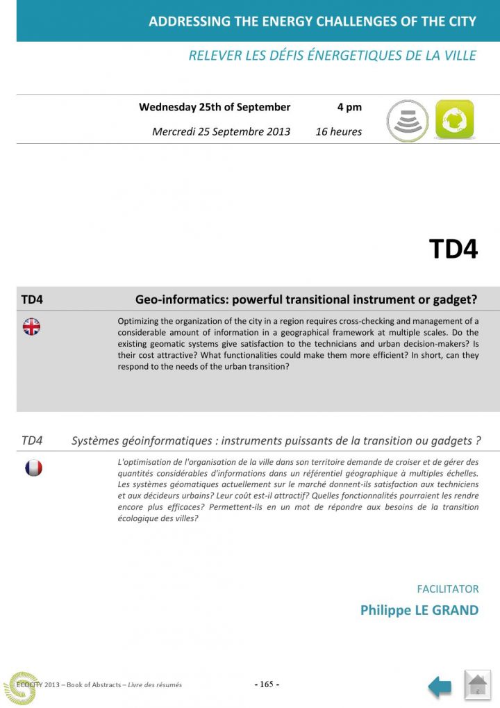 Abstract Book Ecocity 2013 By Ecocity 2013 – Issuu concernant Mot Croiser