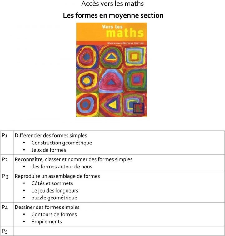 Accès Vers Les Maths Les Formes En Moyenne Section – Pdf encequiconcerne Tangram Moyenne Section