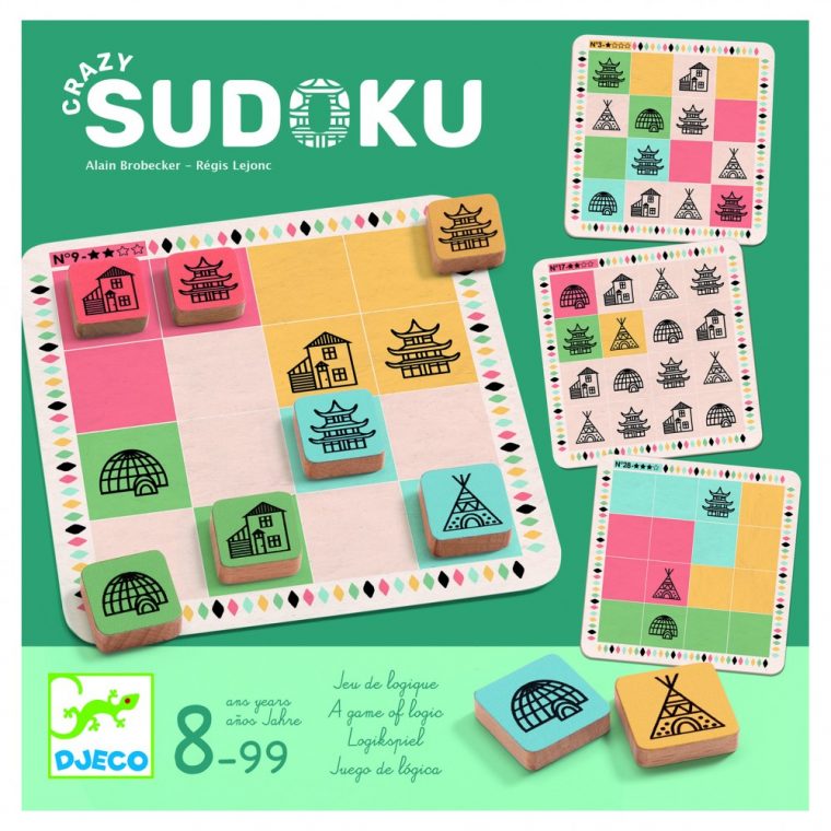 Acheter Crazy Sudoku – Jeux De Société – Djeco à Sudoku Animaux À Imprimer