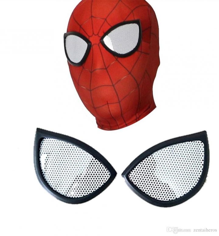 Acheter Masque De Fer Spiderman Costume Cosplay Imprimer 3D Masque Lycra  Spandex Rouge / Rouge Tailles Adultes Articles De Fête De $12.19 Du serapportantà Masque Spiderman A Imprimer