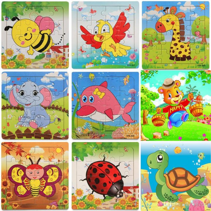 Acheter Nouveau En Bois 16 Pièces Jigsaw Puzzle Maternelle Bébé Jouets  Enfants Animaux Bois 3D Puzzles Blocs De Construction Enfants Jeu Drôle  Jouets serapportantà Puzzle En Ligne Maternelle