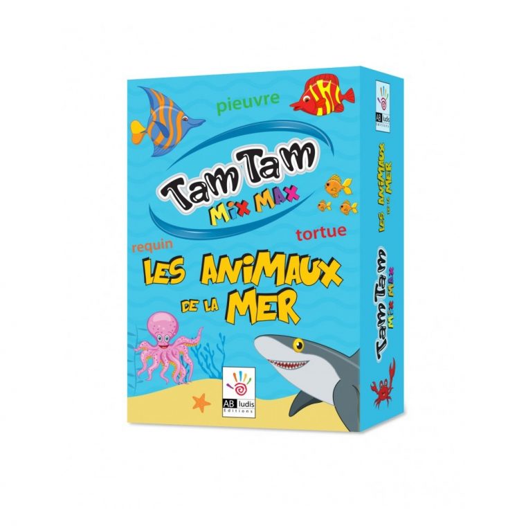 Acheter Tam Tam Mix Max: Les Animaux De La Mer – Jeu De pour Jeu De Societe Requin