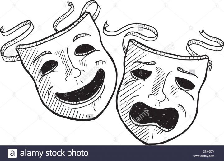 Acting Rehearsal Stock Vector Images – Alamy concernant Dessin Theatre