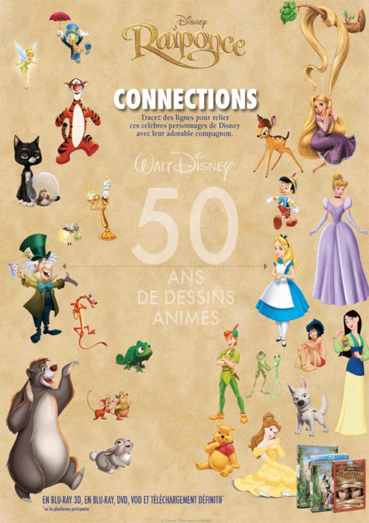 Activité Disney Connections destiné Jeux Des Différences À Imprimer Pour Adultes