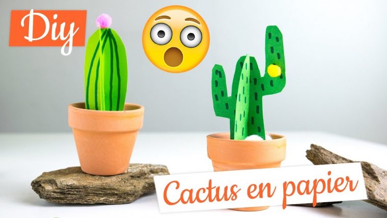 Activité Manuelle Déco Cactus En Papier intérieur Activité Manuelle En Papier