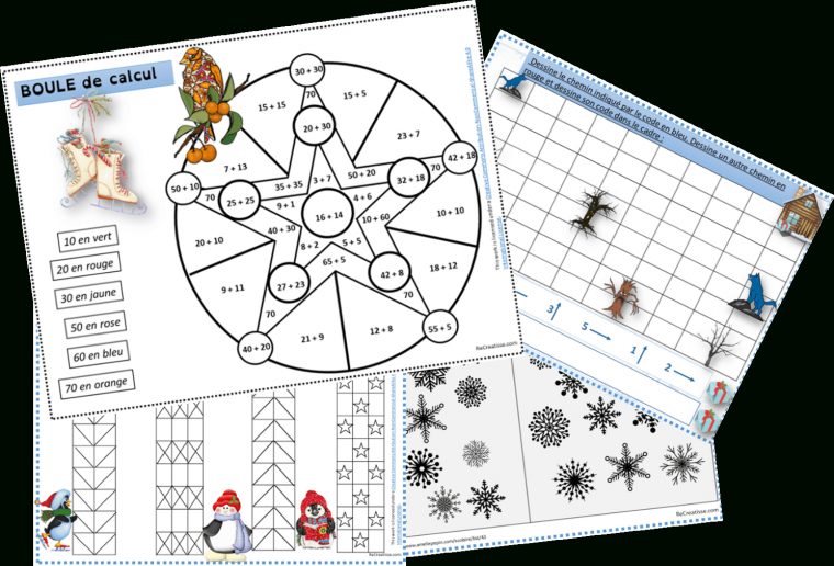 Activités Autonomes Autour De Noël • Recreatisse à Cahier D Activité A Imprimer