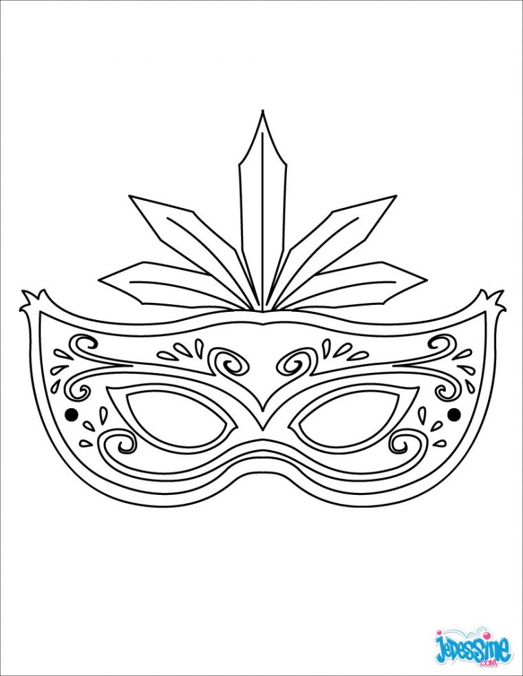 Activités Manuelles Masques A Decouper – Fr.hellokids tout Coloriage De Carnaval A Imprimer Gratuit