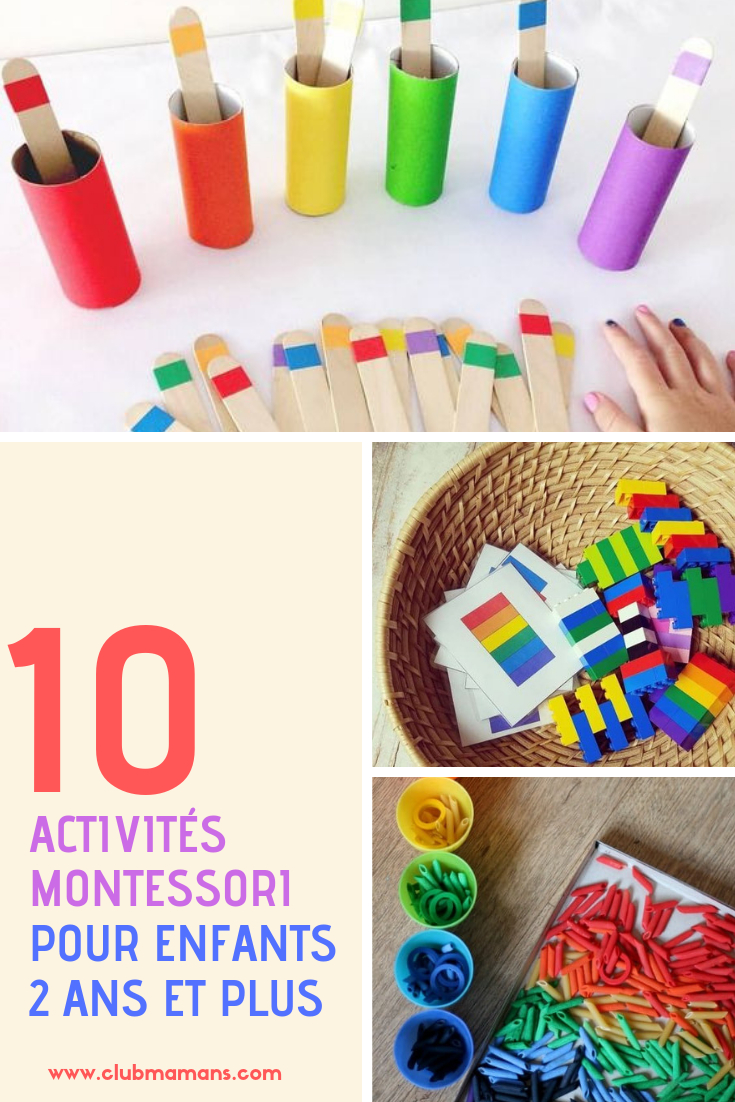 Activités Montessori 2 Ans : 10 Idées Faciles ! ⋆ Club Mamans destiné Jeux Enfant 2 3 Ans