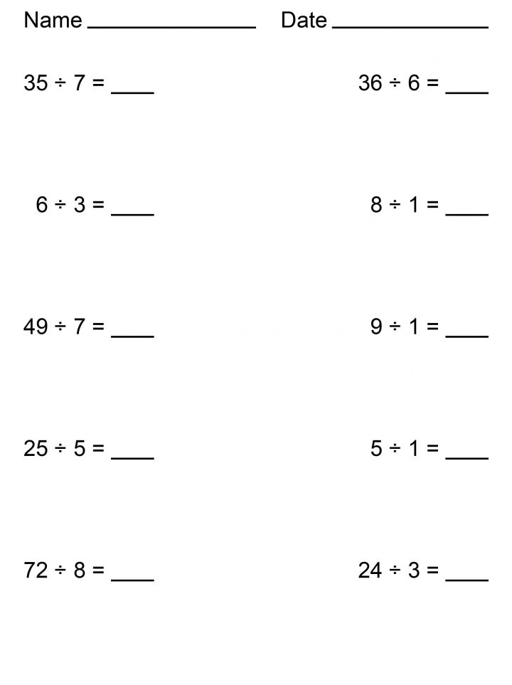 Activités Pour Enfants De Maternelle Divisions Faciles 4 avec Activités Maternelle À Imprimer