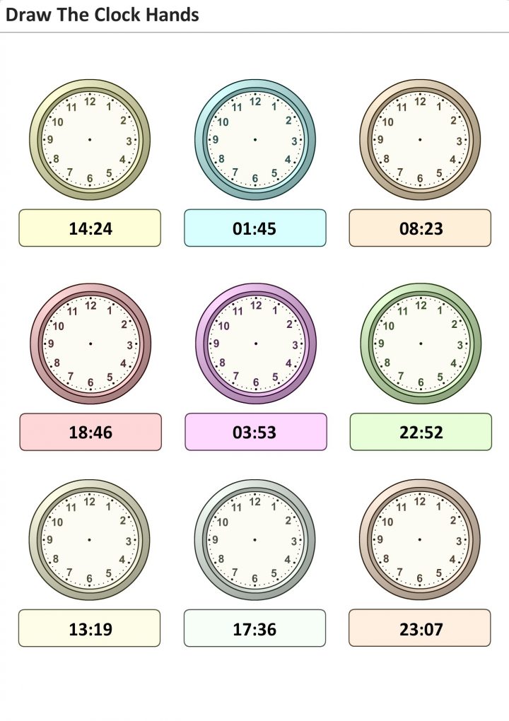 Activités Pour Enfants De Maternelle Mettez L'heure Sur L serapportantà Activités Maternelle À Imprimer