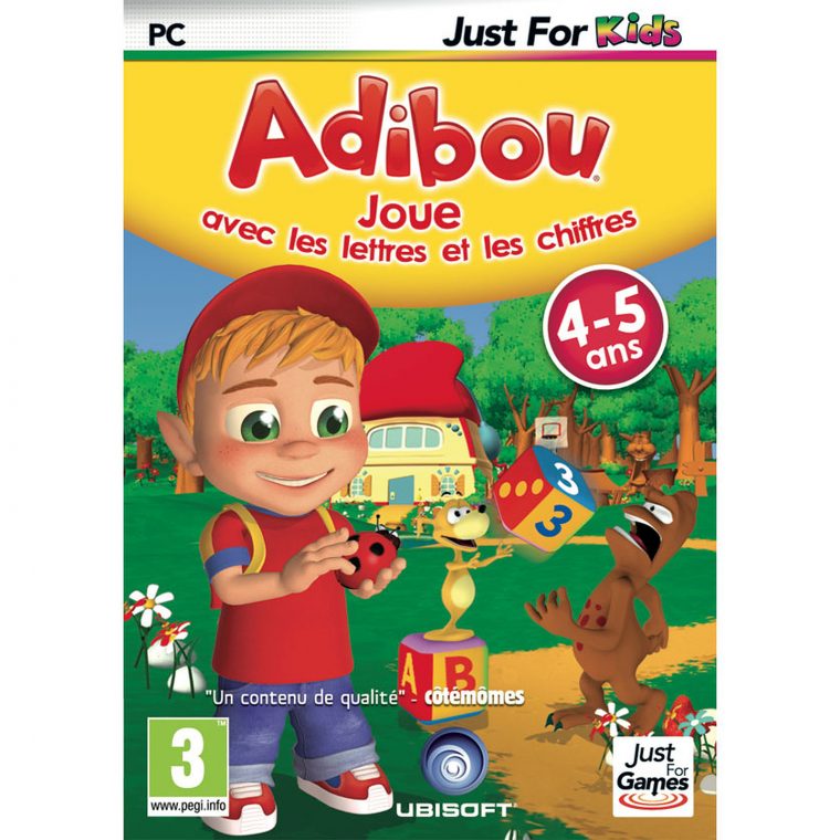 Adibou 4/5 Ans Joue Avec Les Chiffres Et Les Lettres (Pc encequiconcerne Jeu Pc Adibou