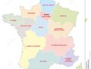 Administrative Map Of The 13 Regions Of France Since 2016 intérieur Les 13 Régions