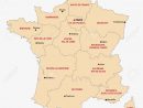 Administrative Map Of The 13 Regions Of France Since 2016 serapportantà Carte Des 13 Régions