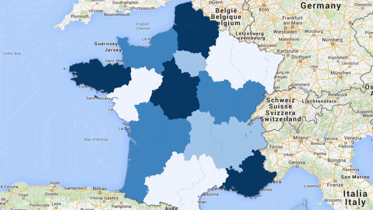 Adoption Des 13 Régions: À Quoi Va Ressembler La Nouvelle tout Carte De France Avec Les Régions