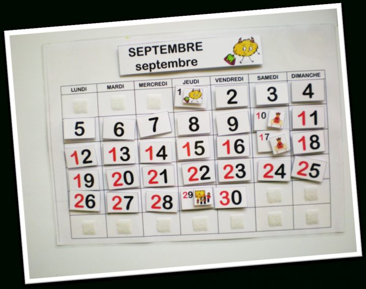 Affichages Cycle 1 – Calendrier Perpétuel – Le Blog De serapportantà Calendrier Perpétuel À Imprimer