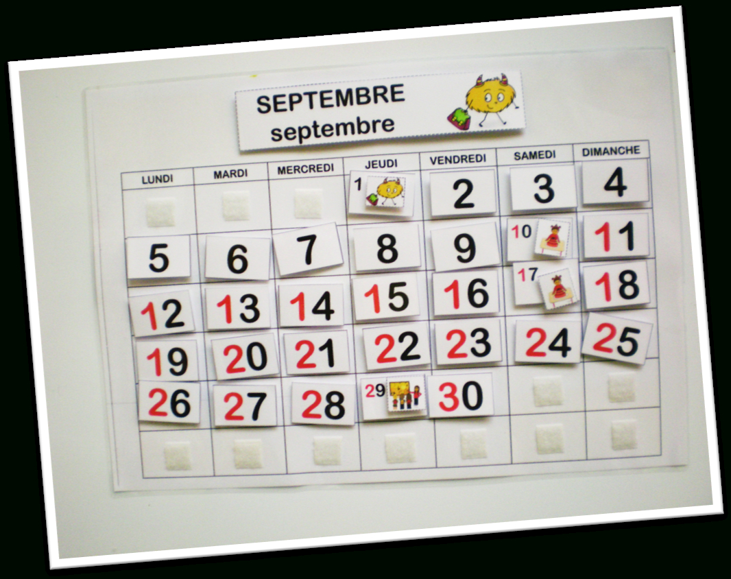 Affichages Cycle 1 – Calendrier Perpétuel – Le Blog De serapportantà Calendrier Perpétuel À Imprimer