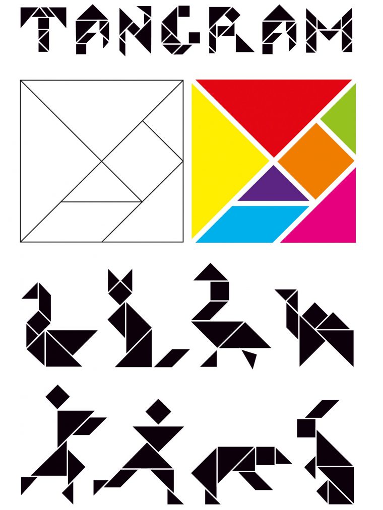 Afficher L'image D'origine | Apraxia | Tangram Puzzles destiné Modèle Tangram À Imprimer