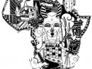 Afrique Carte Symboles - Coloriage Du Continent Africain encequiconcerne Dessin Africain A Colorier