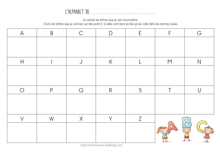 Aider Les Élèves À Mémoriser Le Nom Des Lettres – Maitresseuh à Apprendre À Écrire L Alphabet En Maternelle