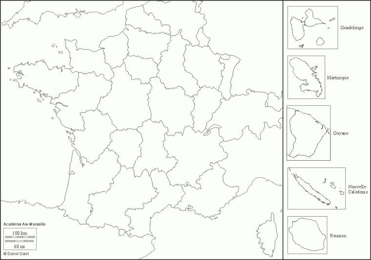 Aix – Marseille – Cartothèque – Terre Ouverte dedans Carte De France Région Vierge