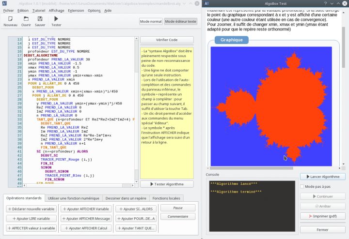 Algobox : Algorithmique Et Programmation Au Lycée Et Au Collège destiné Logiciel Éducatif En Ligne