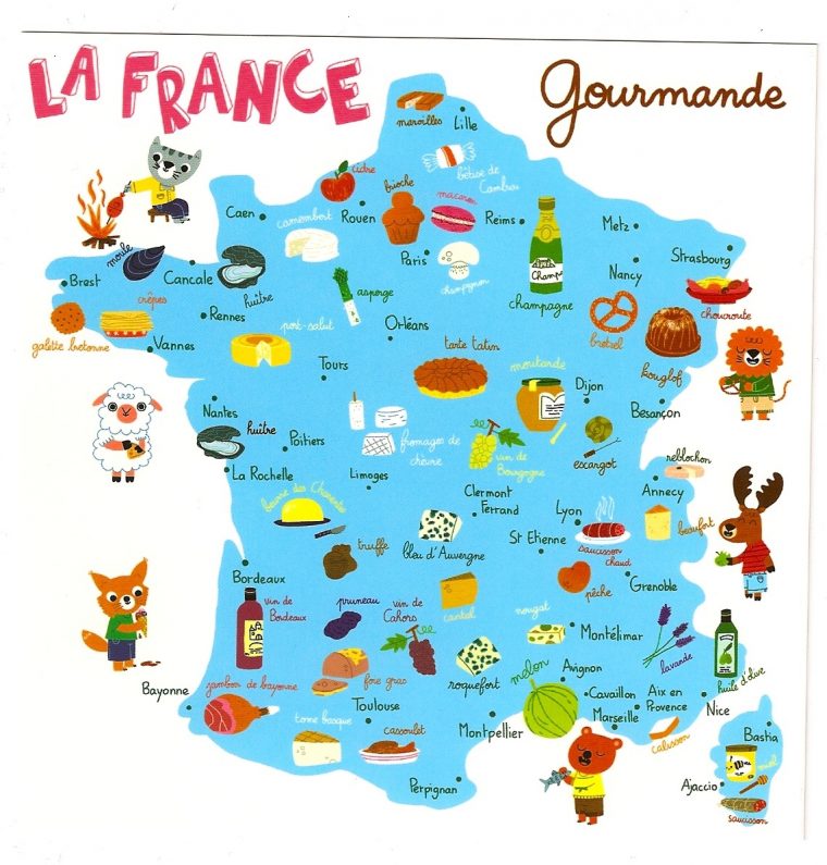 All Points Delicious In France avec Carte De Region France